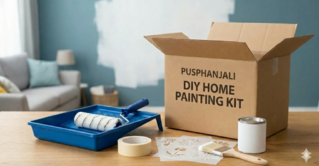 DIY painting kit Self paint kit for home Easy wall painting kit
